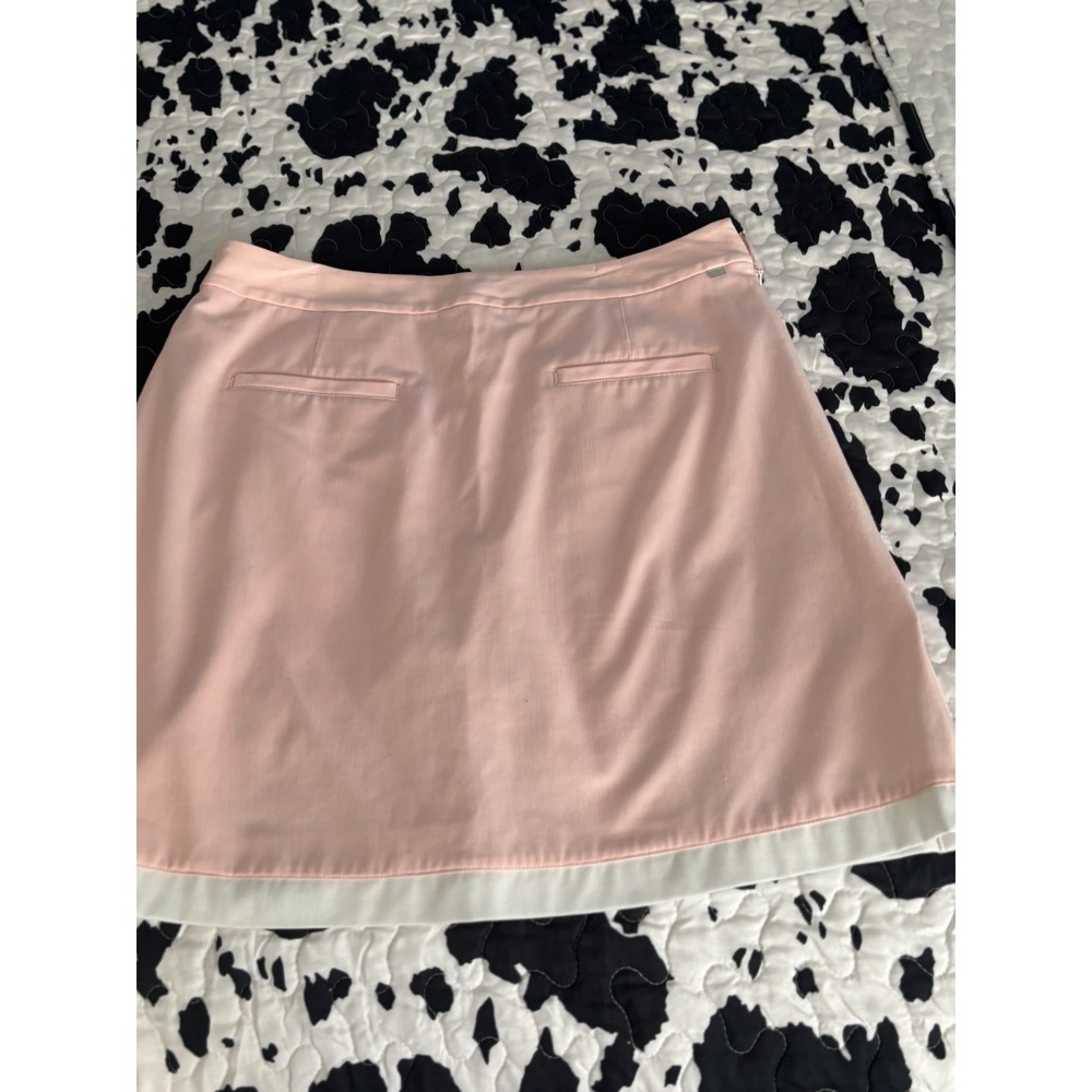 Callaway Apparel 6 OPTI-DRY Women's Performance Golf Skort Skirt Short Pink Snap - Picture 8 of 10
